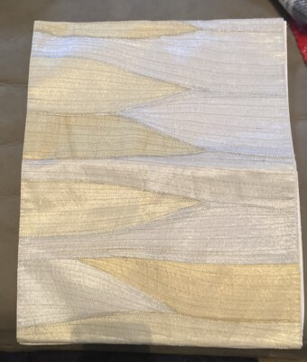 Pier 1 Glitter Wave Metallic Embroidered 14