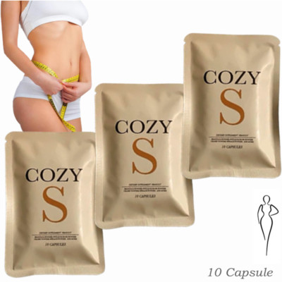 3x COZY S Dietary Supplement Control Fat Weight Manage Burn Block Break 10 Caps-image