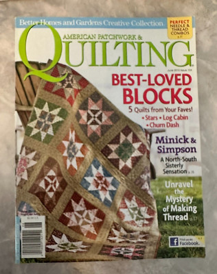 Better Homes & Gardens AMERICAN PATCHWORK & QUILTING Magazine June 2010-image