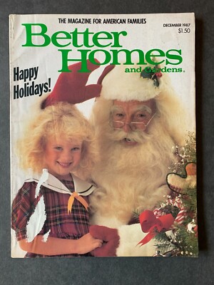Better Homes & Gardens Magazine Dec 1987 1980's Lifestyle Decor Recipes Ads-image