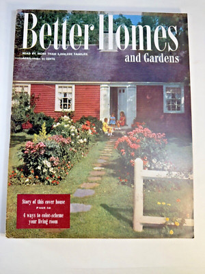 1948 APRIL BETTER HOMES & GARDENS MAGAZINE RECIPES ADS HOMEMAKER  GARDENING-image