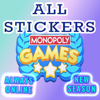 Monopoly Go STICKERS All 1 2 3 4 5 Stars  ⚡️Fast delivery ⚡️⭐️Quick response ⭐-image