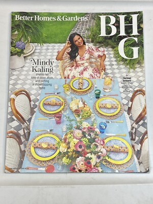 Better Homes Gardens Magazine June 2023 Mindy Kaling Great Outdoors Pizza Farms-image