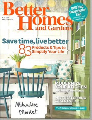 Better Homes & Gardens May 2014 Free & Fast SnH Best Deal on Ebay L@@K !!-image