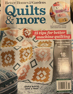 Better Homes and Gardens Quilts And More Magazine fall 2021-image