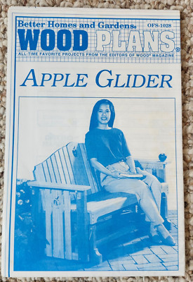 Apple Glider Wood Plans Blueprints Better Homes and Gardens OFS-1028-image