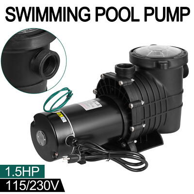 Hayward 1.5HP Swimming Pool Pump In/Above Ground w/ Motor Strainer Filter Basket-image