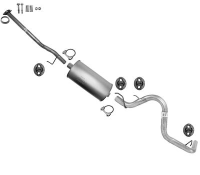 Exhaust Pipe Muffler Tail Pipe For 2013-15 Toyota Tacoma 4.0 W/ 127.8