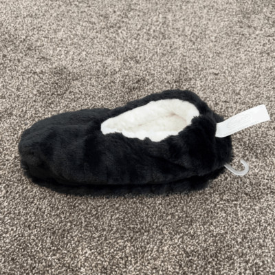 NWT Cozy Soft ballerina slipper socks size small-image