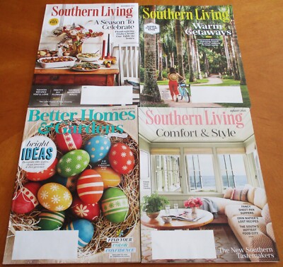 Southern Living Better Homes & Garden 4 back issue Magazines lot A1-image