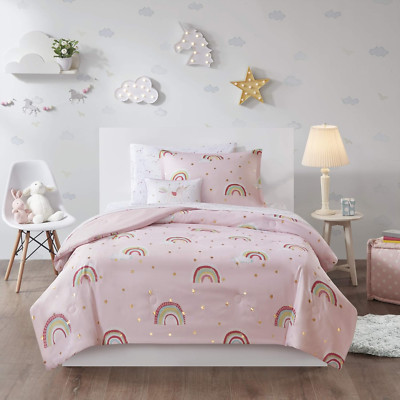 Alicia Cozy Bed in a Bag Comforter with Complete Sheet Set Fun and Playful Print-image