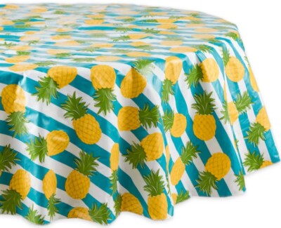 Vinyl Tablecloth w/flannel back,70