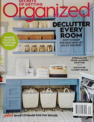 Better Homes & Gardens ☆ SECRETS OF GETTING ORGANIZED ☆ Declutter every Room -image