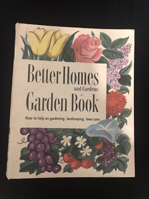 Vintage 1961 BETTER HOMES & Gardens NEW GARDEN BOOK Binder -image