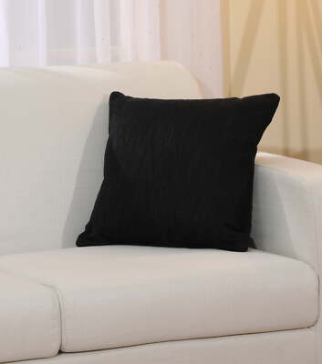 (2 pack) Mainstays Solid Texture Polyester Square Decorative Throw Pillow-image