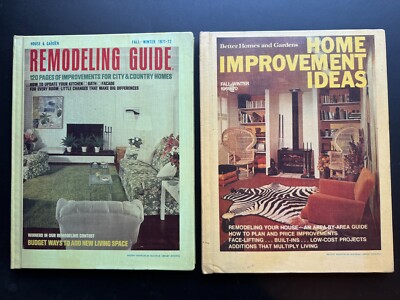 2 Better Homes and Gardens Home Improvement, Remodeling Guide 1969-1972 HC ExLib-image