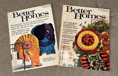 Vintage (Oct 1972, Apr 1974) BETTER HOMES AND GARDENS Magazine (Lot 2)-image
