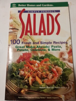 Simply Perfect Salads, Better Homes and Gardens, 1996 Paperback U5-image