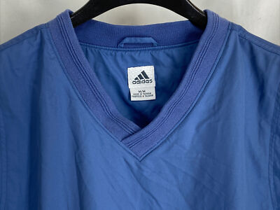 Vintage Adidas Size M Mens Clima/Shell Wind Stopper Pullover Lined Elastic Waist-image