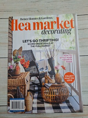 Better Homes & Gardens Flea Market Style August 2023 Magazine Decorating-image