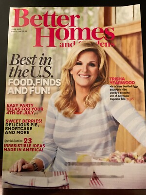 Better Homes and Gardens Magazine July 2013  Best in the US, Food,Finds Like New-image