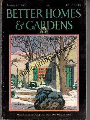 1930 Better Homes & Gardens January - Are your husband's friends welcome? Roses-image