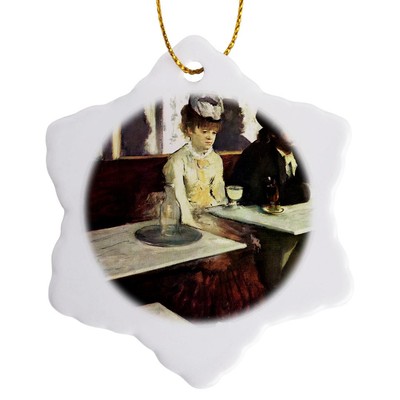 3dRose, Absinthe by Edgar Degas, Ornament-image