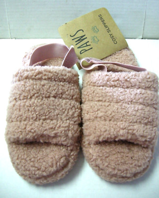 Paws Cosy Slippers, Size S-M, Ladies,  Dusty Rose, Brand New-image