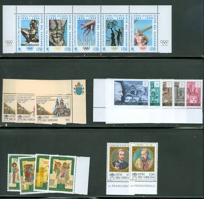 Vatican City 1996 Complete MNH Year Set-image