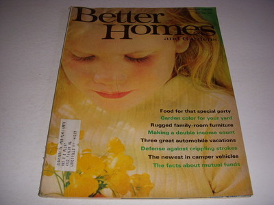 BETTER HOMES AND GARDENS Magazine, May, 1968, Automobile Vacations, Campers!-image