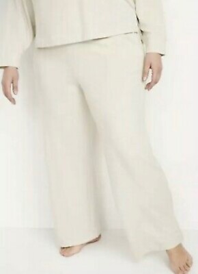 Old Navy Women's Size 4X ~ High Waisted Cozy Knit Wide Leg Pajama Pants .. $35-image