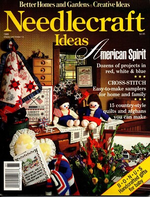 Better Homes & Gardens Creative Ideas Magazine Needlecraft Ideas 1988-image