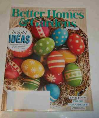 Better Homes & Gardens Magazine, April 2022, Back Issue-image