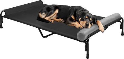 Large Elevated Dog Bed, Raised Dog Cot off Ground, Anti-Slip, XXL, CWC2204B-image