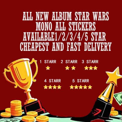 All Types Of New Star War Album 1/2/3/4/5 Stars ⚡️Fast delivery ⚡️-image