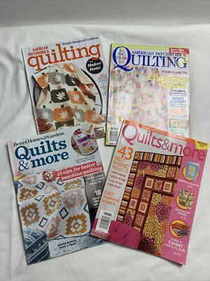 Lot Better Homes & Gardens American Patchwork & Quilting Magazine Quilts & More-image