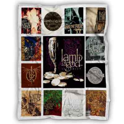 The Lamb of God Blanket – Jesus Christ Fleece & Sherpa Cozy Throw for Believers-image