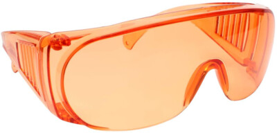 Calabria 1003 Orange/Red Large Fit Over Safety Glasses Fitover Prescription Eyew-image