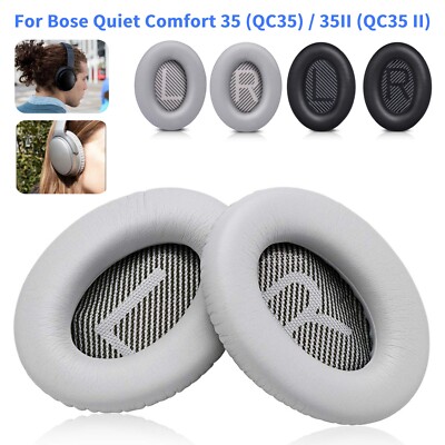 Ear Pads Foam For Bose QC35 / QC35II Over-Ear Headphone Replacement Soft Cushion-image