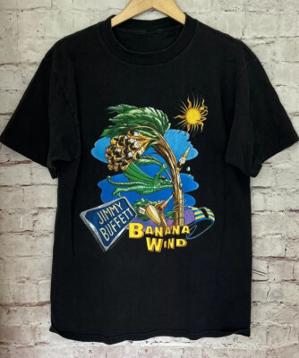 Vintage 1997 Jimmy Buffet Concert T-Shirt Men Banana Wind T-Shirt For Men Women-image