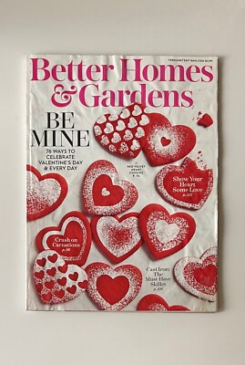 Better Homes and Gardens Magazine February 2017 Be Mine Valentine Issue-image