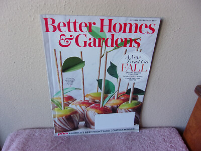 BETTER HOMES & GARDENS  MAGAZINE...A NEW TWIST ON FALL 