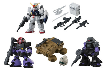 MOBILE SUIT GUNDAM MOBILE SUIT ENSEMBLE 09 Figure Capsule Toys complete set of 5-image