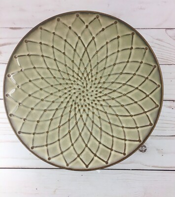 Pier 1 Imports Reactive Tan with Brown Geometric Design 8.5