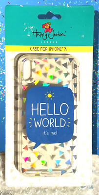Pier 1 Imports Happy Jackson “Hello World it’s me” iPhone X Case Hologram Design-image