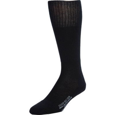 MEN'S MILITARY LARGE BLACK DLATS OVER THE CALF SOCKS 50%WOOL 30%COTTON 20%NYLON-image
