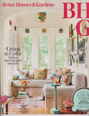 Better Homes & Gardens May 2023 Living In Color Practical Ideas to Brighten Ever-image