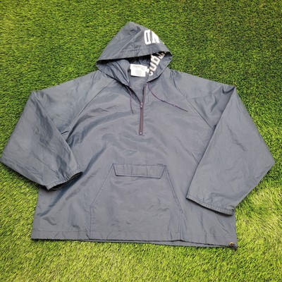 Vintage 90s Anorak Windbreaker Zip Jacket XL 28x29 Blue-image