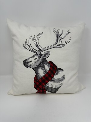 Christmas Cozy Scarf Pillow 12 X 12-image