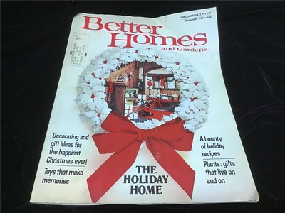 Better Homes and Gardens Magazine December 1973 The Holiday Home 12x10 size-image